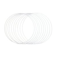 Rayher Metallringe-Set beschichtet weiß Ø...