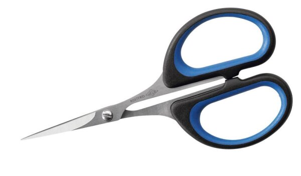 WEDO Silhouettenschere Soft-Cut schwarz-blau 10,5 cm