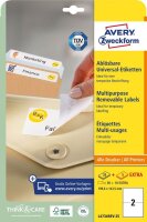 AVERY Zweckform Etiketten L4734REV-25 weiß 199,6 x...