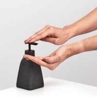 Zeller Seifenspender Dark Stone 18891 schwarz Polyresin...