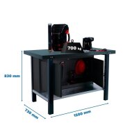 Simonrack Werkbank SIMONWORK BT6 PRO anthrazit 150,0 x...