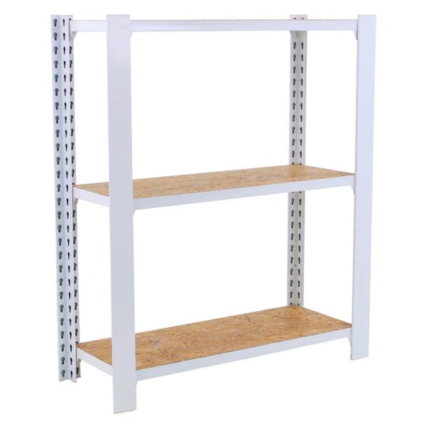 Simonrack Regal OFFICLICK 8425437127267 weiß, braun 80,0 x 30,0 x 100,0 cm  ( 8425437127267 )