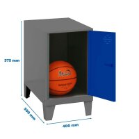 Simonrack Spind SIMONLOCKER DISM anthrazit, blau...