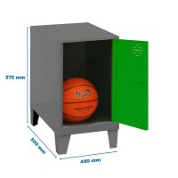Simonrack Spind SIMONLOCKER DISM anthrazit, grün...