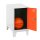 Simonrack Spind SIMONLOCKER DISM weiß, orange 8425437121302, 1 Schließfach 40,0 x 50,0 x 57,5 cm