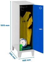 Simonrack Spind SIMONLOCKER DISM blau, grau...