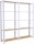 Simonrack Regal OFFICLICK 8425437127335 weiß, braun 160,0 x 30,0 x 210,0 cm  ( 8425437127335 )