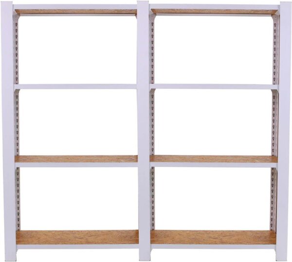 Simonrack Regal OFFICLICK 8425437127397 weiß, braun 160,0 x 30,0 x 150,0 cm  ( 8425437127397 )