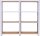 Simonrack Regal OFFICLICK 8425437127397 weiß, braun 160,0 x 30,0 x 150,0 cm  ( 8425437127397 )