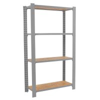 Simonrack Regal OFFICLICK 8425437127502 grau, braun 80,0...