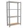Simonrack Regal OFFICLICK 8425437127502 grau, braun 80,0 x 30,0 x 150,0 cm  ( 8425437127502 )
