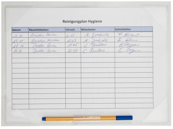 tarifold Dokumentenhüllen selbstklebend Kang easy write transparent A4, 2 St.