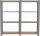 Simonrack Regal OFFICLICK 8425437127601 grau, braun 160,0 x 30,0 x 150,0 cm  ( 8425437127601 )