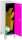 Simonrack Spind SIMONLOCKER DISM grau, pink 8425437121616, 1 Schließfach 40,0 x 50,0 x 101,5 cm