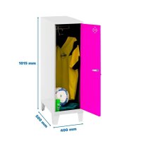 Simonrack Spind SIMONLOCKER DISM weiß, pink...