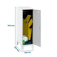Simonrack Spind SIMONLOCKER DISM weiß, grau...