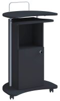 VCM my office Stehpult höhenverstellbar Komil schwarz