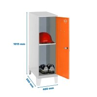Simonrack Spind SIMONLOCKER DISM grau, orange...
