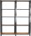 Simonrack Regal OFFICLICK 8425437127632 grau, braun 160,0 x 30,0 x 210,0 cm  ( 8425437127632 )