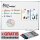 AKTION: Legamaster Whiteboard PREMIUM 150,0 x 120,0 cm weiß spezialbeschichteter Stahl + GRATIS 4 Boardmarker TZ 100 farbsortiert