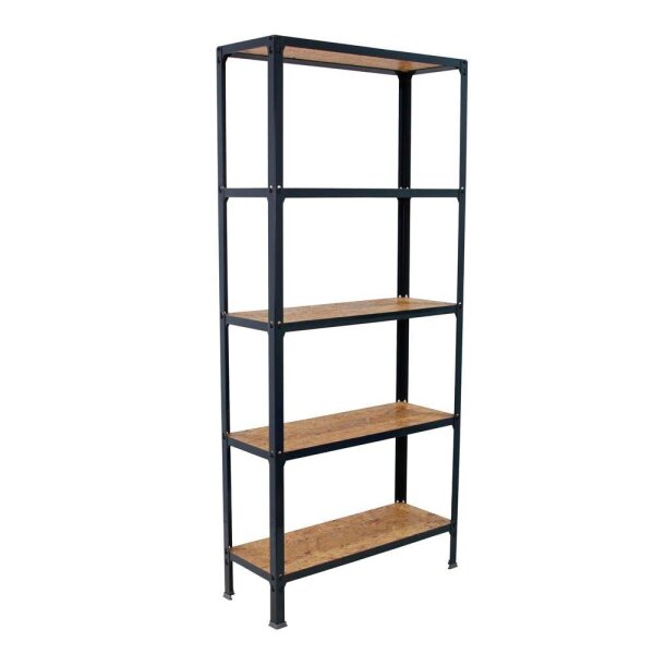 Simonrack Regal SIMONHOME CLICK PLUS 8425437128998 anthrazit, braun 100,0 x 30,0 x 180,0 cm