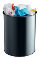 DURABLE Papierkorb 15,0 l schwarz, 1 St.