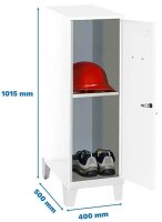 Simonrack Spind SIMONLOCKER DISM weiß...