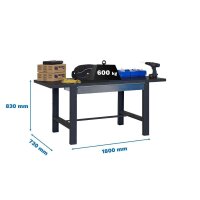 Simonrack Werkbank SIMONWORK BT6 BOX anthrazit 1...