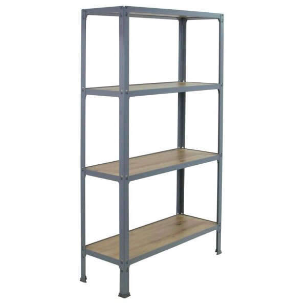 Simonrack Regal SIMONHOME CLICK MINI 8425437137006 grau, eiche 80,0 x 30,0 x 160  ( 8425437137006 )