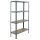 Simonrack Regal SIMONHOME CLICK MINI 8425437137006 grau, eiche 80,0 x 30,0 x 160  ( 8425437137006 )
