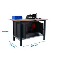 Simonrack Werkbank SIMONWORK BT6 PRO anthrazit 180,0 x...