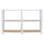 Simonrack Regal OFFICLICK 8425437127274 weiß, braun 160,0 x 30,0 x 100,0 cm  ( 8425437127274 )