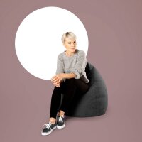 SITTING POINT ALFA XL Sitzsack schwarz