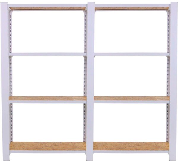 Simonrack Regal OFFICLICK 8425437127304 weiß, braun 160,0 x 30,0 x 150,0 cm  ( 8425437127304 )