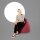 SITTING POINT ALFA XL Sitzsack weinrot