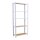 Simonrack Regal OFFICLICK 8425437127328 weiß, braun 80,0 x 30,0 x 210,0 cm  ( 8425437127328 )