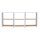 Simonrack Regal OFFICLICK 8425437127373 weiß, braun 240,0 x 30,0 x 100,0 cm  ( 8425437127373 )