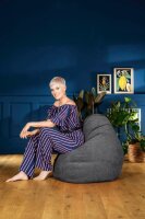 SITTING POINT ALFA XXL Sitzsack anthrazit