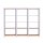 Simonrack Regal OFFICLICK 8425437127434 weiß, braun 240,0 x 30,0 x 210,0 cm  ( 8425437127434 )