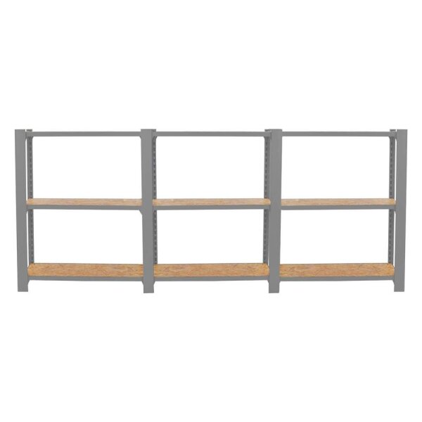 Simonrack Regal OFFICLICK 8425437127496 grau, braun 240,0 x 30,0 x 100,0 cm  ( 8425437127496 )