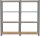 Simonrack Regal OFFICLICK 8425437127519 grau, braun 160,0 x 30,0 x 150,0 cm  ( 8425437127519 )
