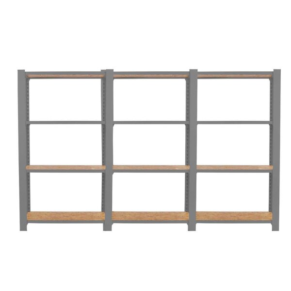 Simonrack Regal OFFICLICK 8425437127526 grau, braun 240,0 x 30,0 x 150,0 cm  ( 8425437127526 )