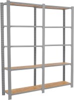 Simonrack Regal OFFICLICK 8425437127540 grau, braun 160,0...