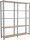 Simonrack Regal OFFICLICK 8425437127540 grau, braun 160,0 x 30,0 x 210,0 cm  ( 8425437127540 )