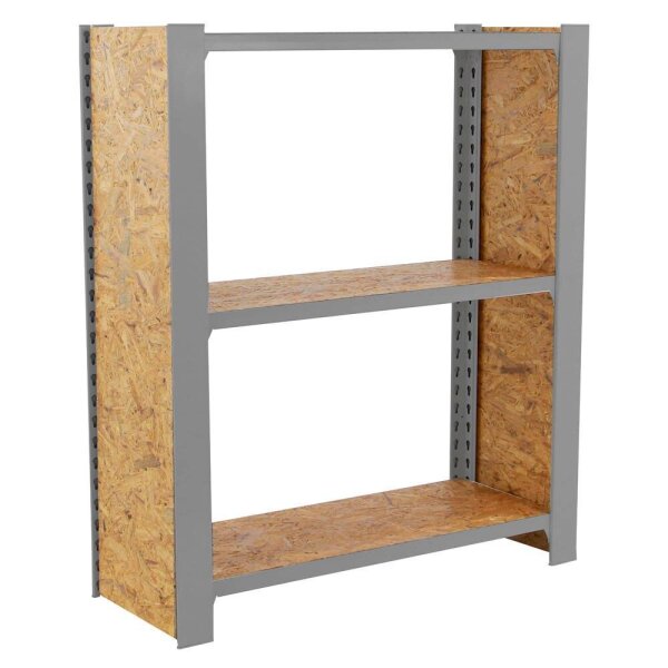 Simonrack Regal OFFICLICK 8425437127564 grau, braun 80,0 x 30,0 x 100,0 cm  ( 8425437127564 )