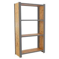 Simonrack Regal OFFICLICK 8425437127595 grau, braun 80,0...