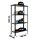 Simonrack Regal SIMONHOME CLICK MINI 8425437127847 anthrazit, braun 80,0 x 30,0 x 160,0 cm