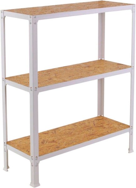Simonrack Regal SIMONHOME CLICK PLUS 8425437128868 weiß, braun 100,0 x 30,0 x 90,0 cm