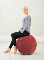 SITTING BALL ALFA Sitzball weinrot 65,0 cm