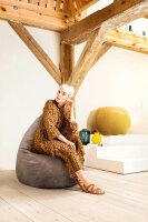 SITTING POINT Karolina Sitzsack taupe